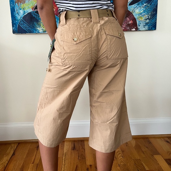 Cropped Wide Leg Cargo Pants - Picture 7 of 12